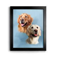 Thumbnail for Custom Pet Portraits (2 Pets)