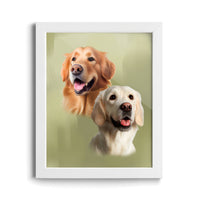 Thumbnail for Custom Pet Portraits (2 Pets)