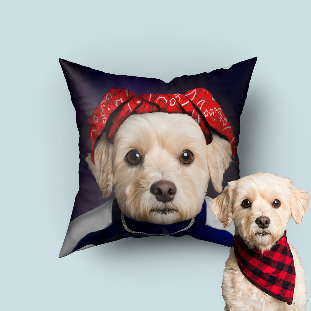 Customized Throw Pillow - 2pawc Design