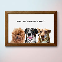 Thumbnail for Modern Pet Portrait (3 Pets)