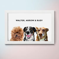Thumbnail for Modern Pet Portrait (3 Pets)