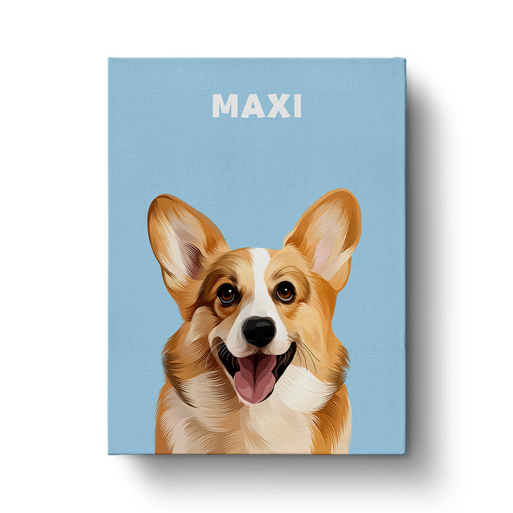Modern Pet Portrait (1 Pet)