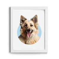 Thumbnail for Custom Modern Halo Pet Portrait