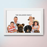 Thumbnail for Modern Custom Family Portrait