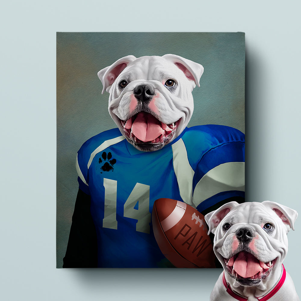 Football Player Portrait