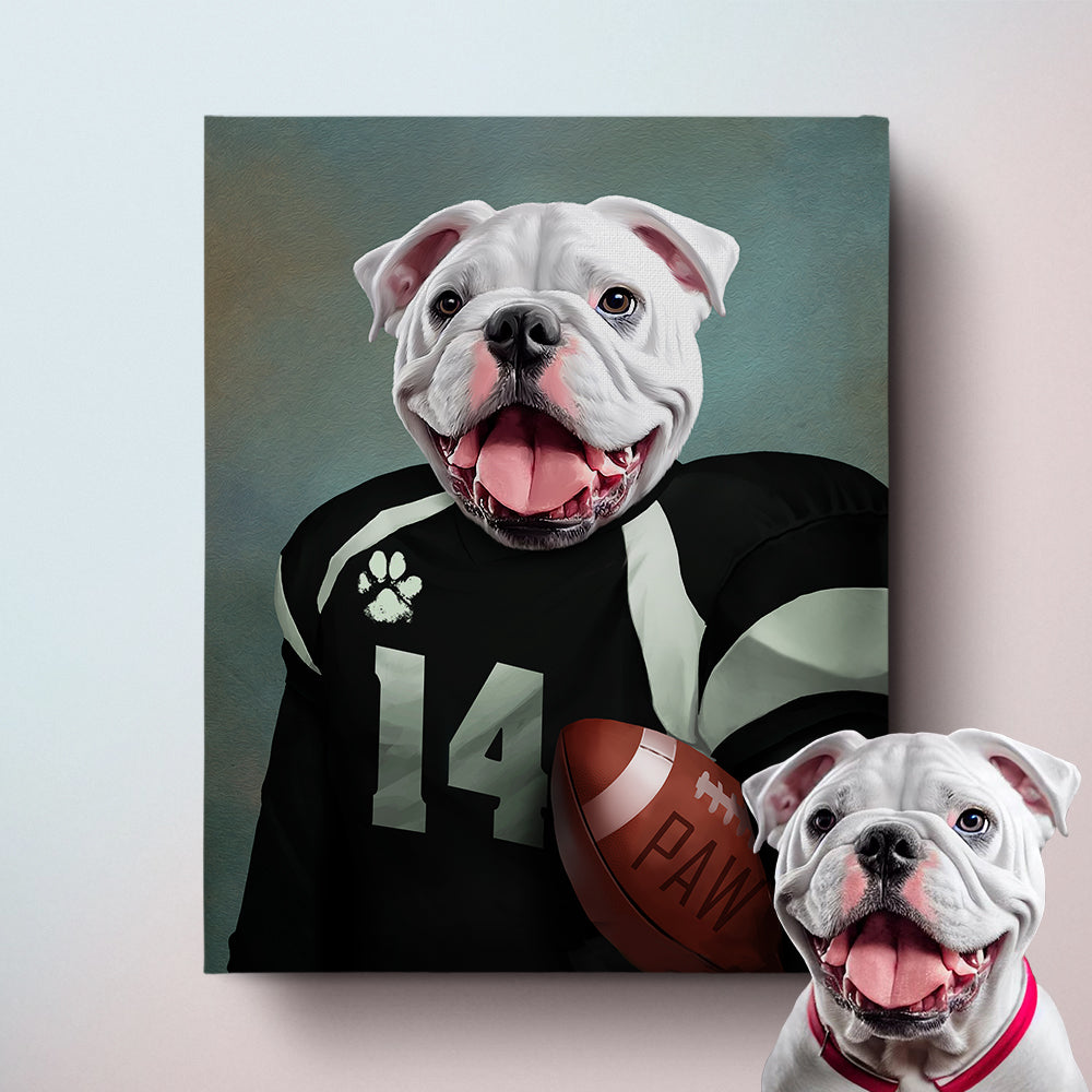 Football Player Portrait