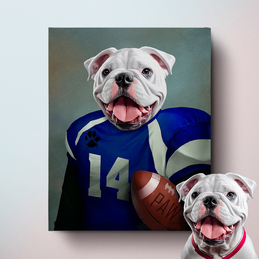 Football Player Portrait