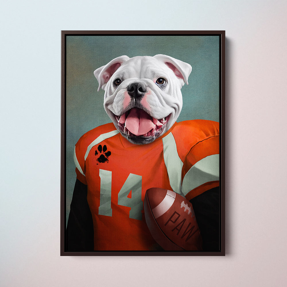 Football Player Portrait