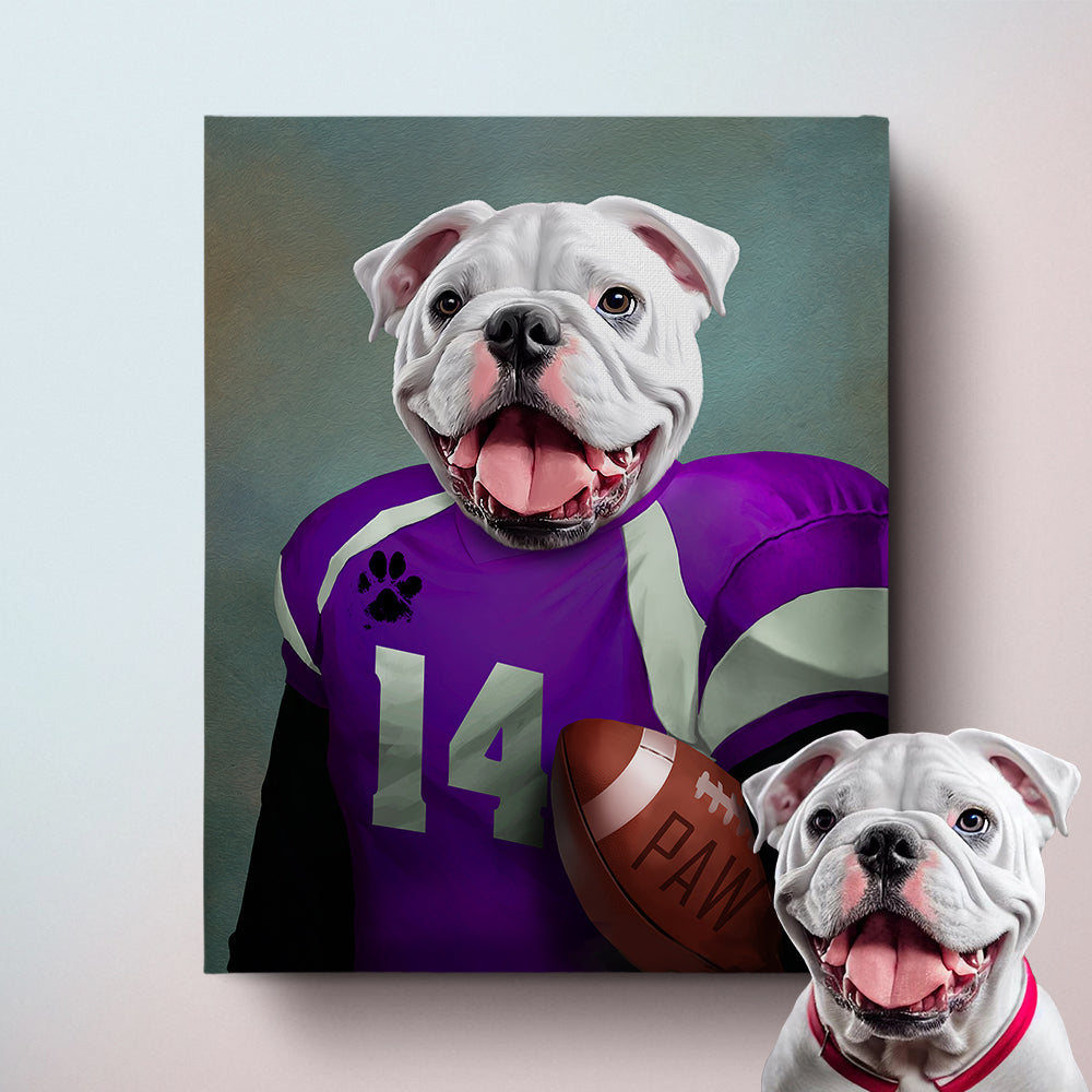 Football Player Portrait