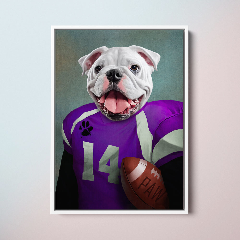 Football Player Portrait