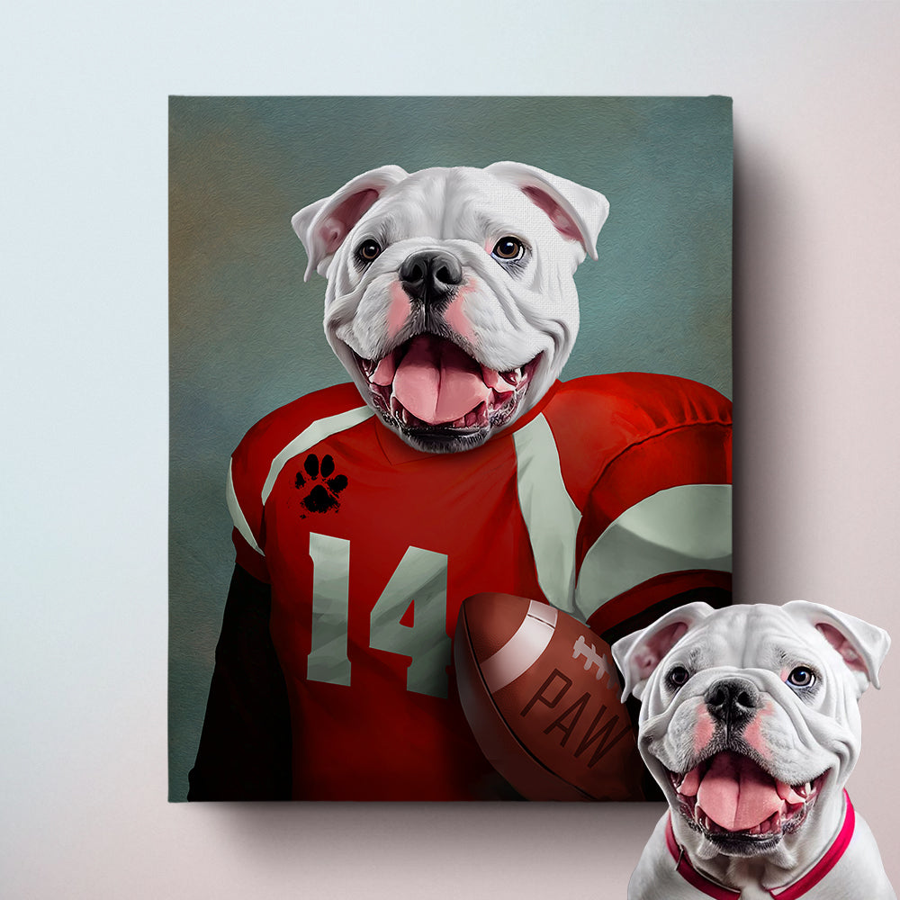 Football Player Portrait