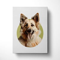 Thumbnail for Custom Modern Halo Pet Portrait