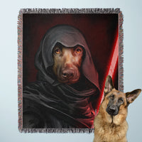 Thumbnail for Woven Pet Blanket - Darkforce Paw