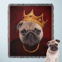 Thumbnail for Woven Pet Blanket - Notorious Paw