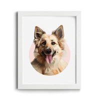 Thumbnail for Custom Modern Halo Pet Portrait