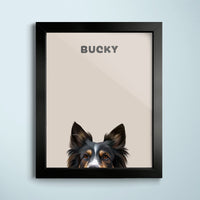 Thumbnail for Peekaboo Modern Pet Portrait
