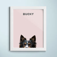 Thumbnail for Peekaboo Modern Pet Portrait