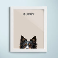 Thumbnail for Peekaboo Modern Pet Portrait