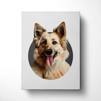 Thumbnail for Custom Modern Halo Pet Portrait