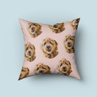 Thumbnail for So Many Faces Custom Pillow