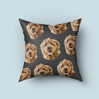 Thumbnail for So Many Faces Custom Pillow
