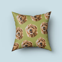 Thumbnail for So Many Faces Custom Pillow