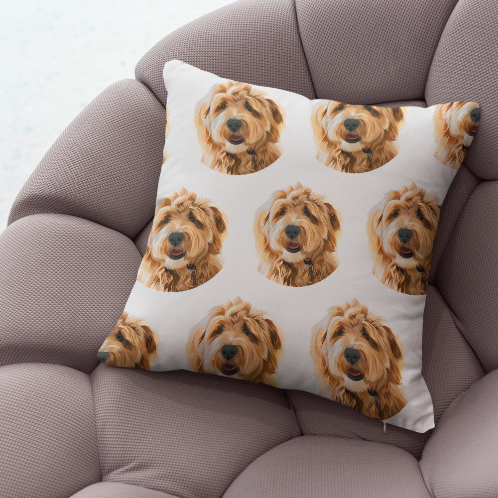 So Many Faces Custom Pillow
