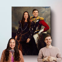 Thumbnail for The Captain & The Countess - Custom Couple Portraits