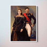 Thumbnail for The Prince II & The Countess - Custom Couple Portraits