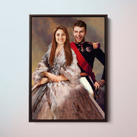 Thumbnail for The Prince II & The Empress - Custom Couple Portraits