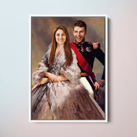 Thumbnail for The Prince II & The Empress - Custom Couple Portraits