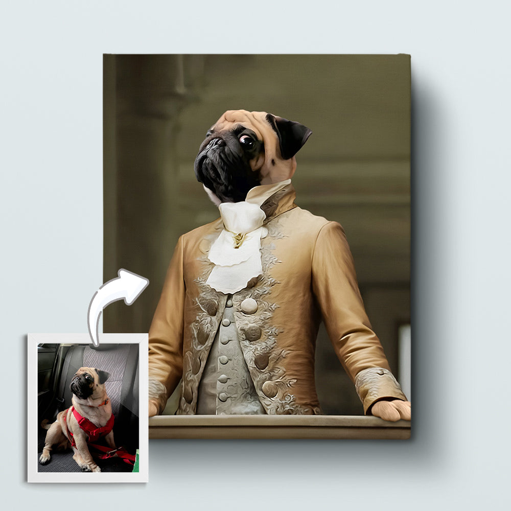 "You can't sit with us" Pet Portrait