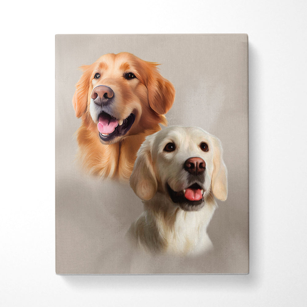 Custom Pet Portraits (2 Pets)