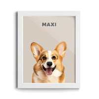 Thumbnail for Modern Pet Portrait (1 Pet)