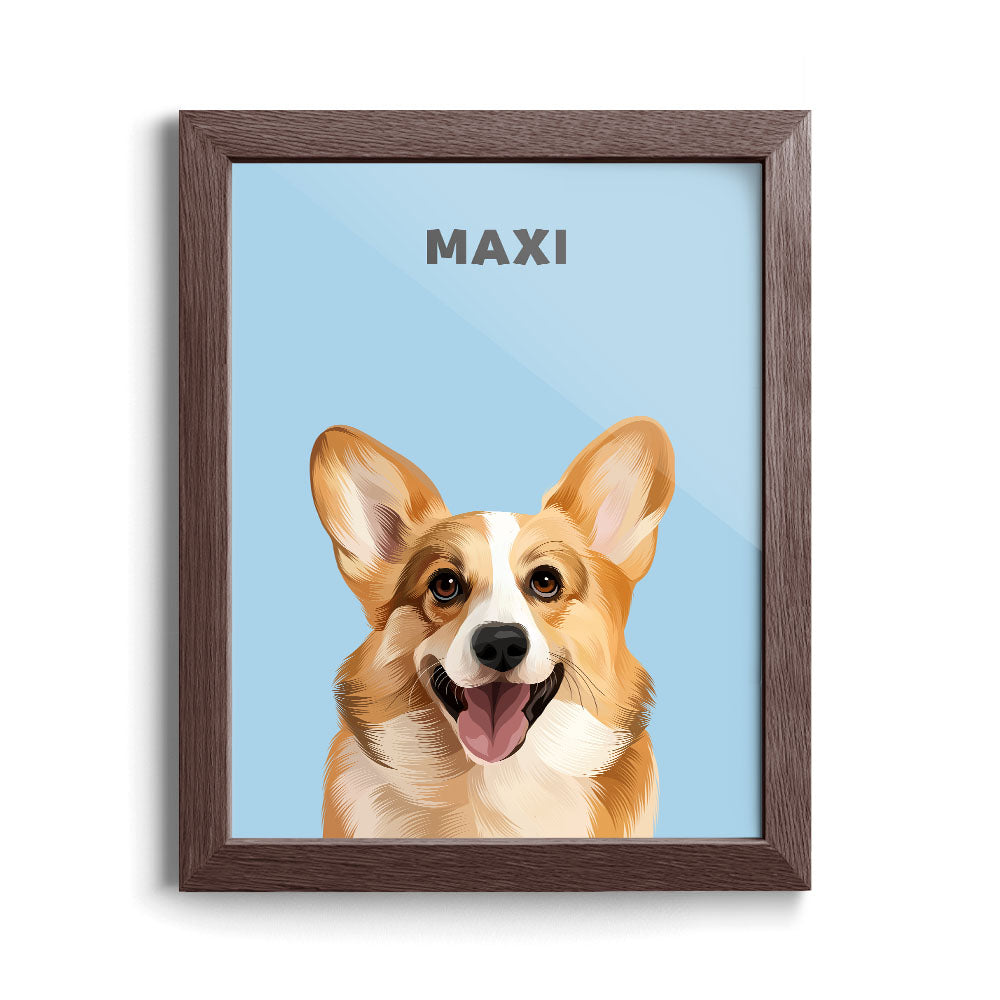 Modern Pet Portrait (1 Pet)