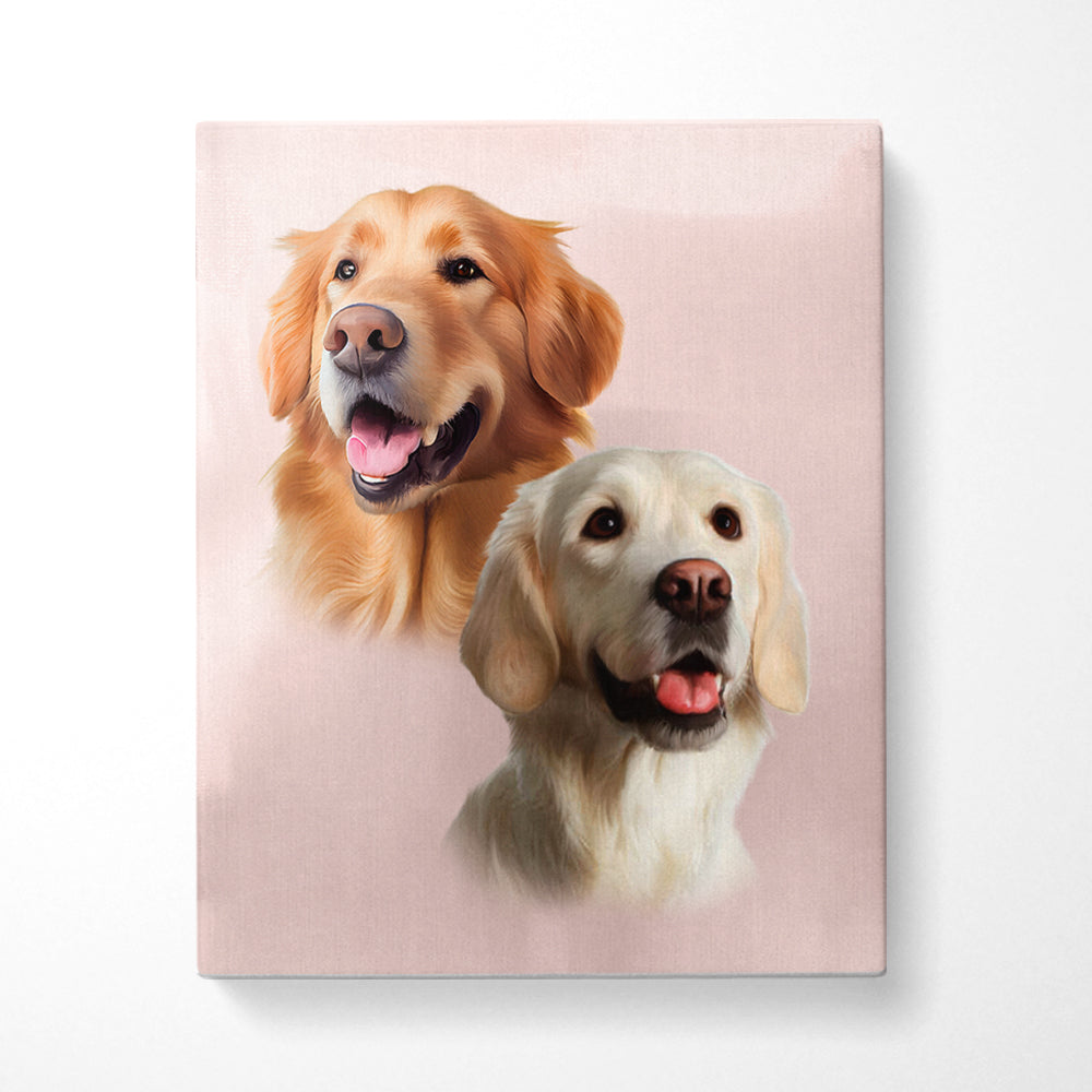 Custom Pet Portraits (2 Pets)