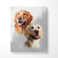 Thumbnail for Custom Pet Portraits (2 Pets)