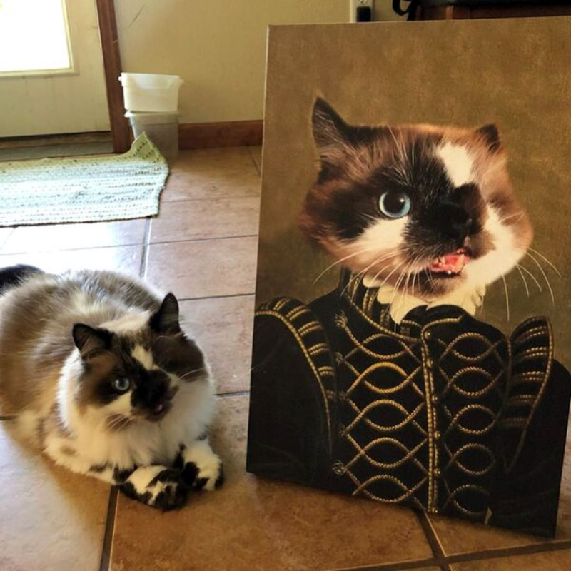 The Noble Custom Pet Portrait - Pet Portraits