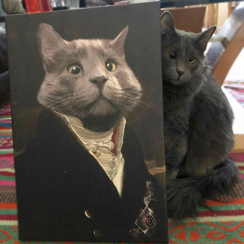 The Aristocrat Custom Pet Portrait - Pet Portraits