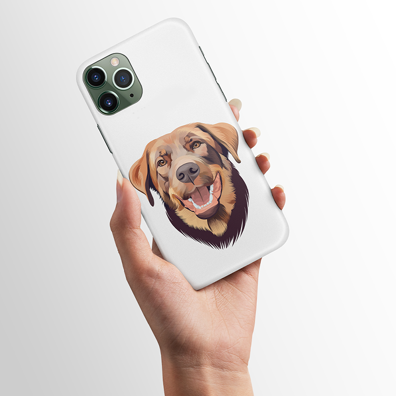 Modern Pet Art Custom Phone Case