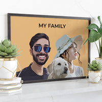 Thumbnail for Modern Custom Family Portrait