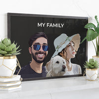 Thumbnail for Modern Custom Family Portrait
