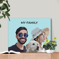 Thumbnail for Modern Custom Family Portrait