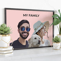 Thumbnail for Modern Custom Family Portrait