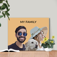 Thumbnail for Modern Custom Family Portrait