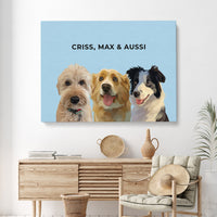 Thumbnail for Modern Pet Portrait (3 Pets)