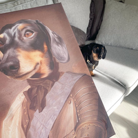 Thumbnail for Knight Custom Pet Portrait - Pet Portraits