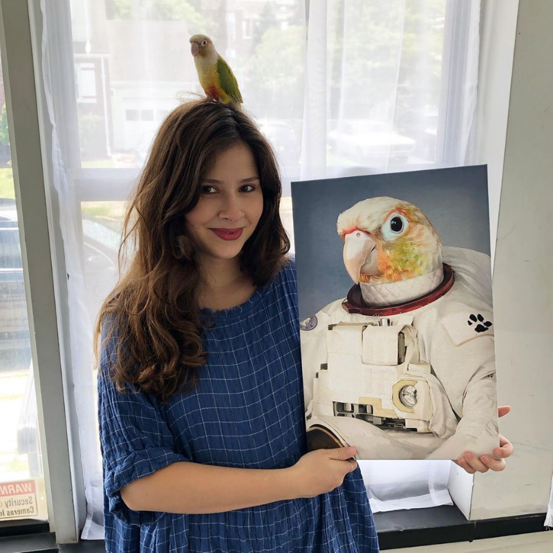 Astronaut Pet Portrait