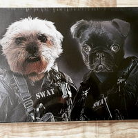 Thumbnail for Custom Two Pets Canvas