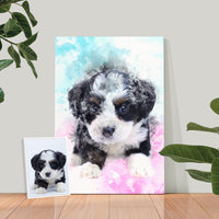 Thumbnail for Watercolor Pet Portrait Canvas